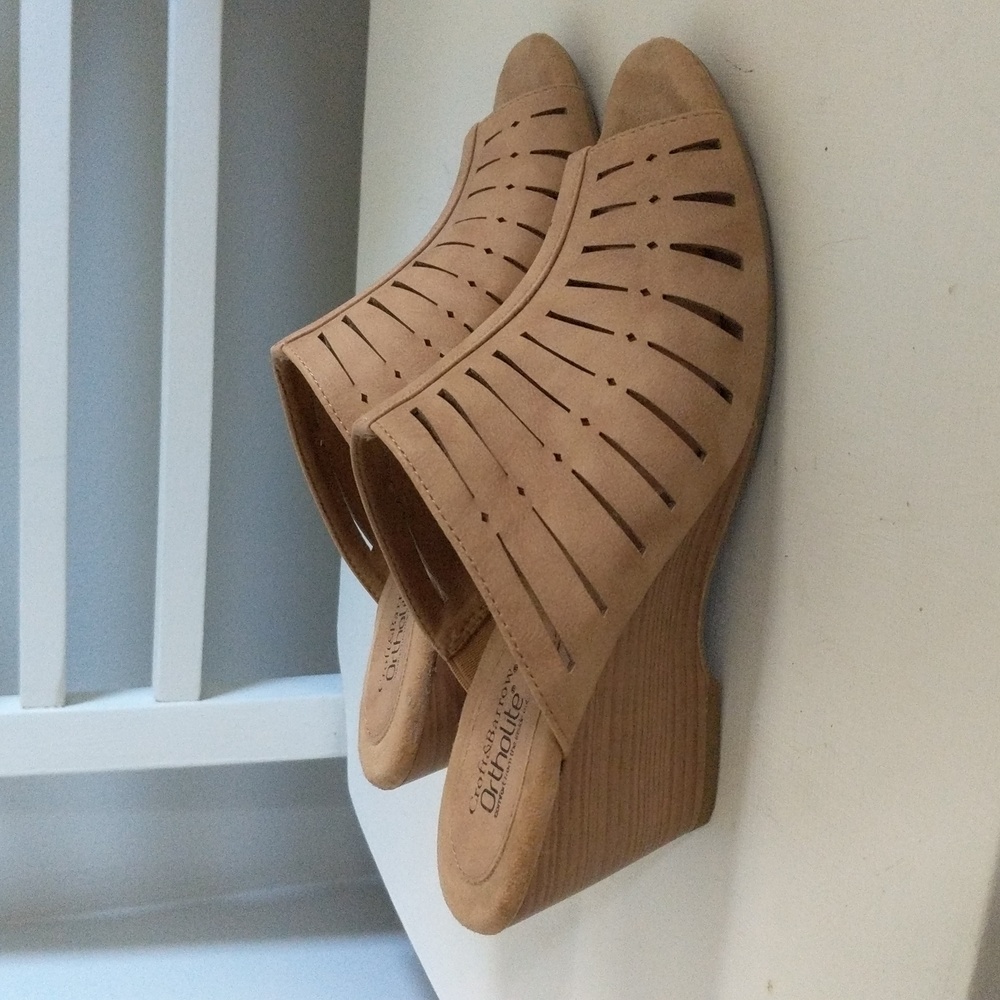 Croft & Barrow  Wedge Sandals Size 5.5 - Picture 4 of 5
